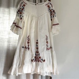 Free People Embroidered Dress